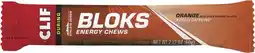 healthylife Clif Bloks Energy Chews Orange + 25mg Caffeine 60g offer