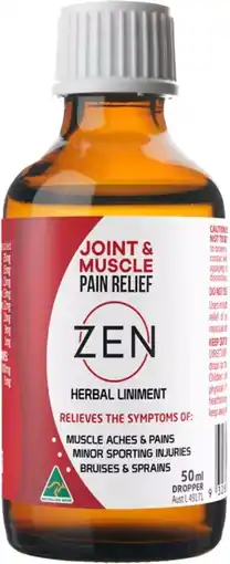 healthylife Zen Joint & Muscle Pain Relief Herbal Liniment Drops 50ml offer