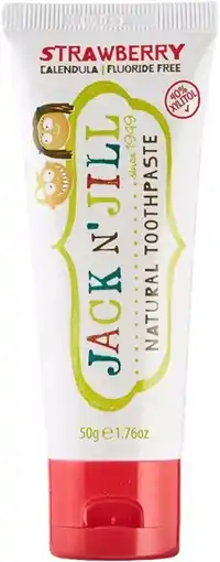 healthylife Jack n Jill Childrens Toothpaste Strawberry 50g offer