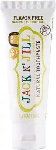 healthylife Jack n Jill Childrens Toothpaste Flavour Free 50g offer