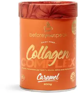 healthylife Beforeyouspeak Collagen Complex - Caramel 200g offer