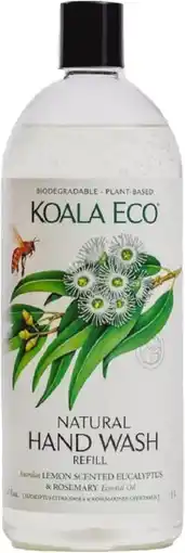 healthylife Koala Eco Hand Wash Lemon Scented Eucalyptus & Rosemary 1L offer