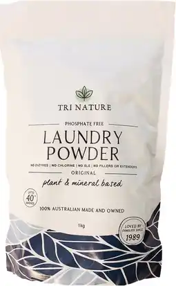 healthylife Tri Nature Laundry Powder Original 1kg offer