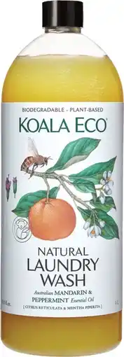 healthylife Koala Eco Laundry Liquid Mandarin & Peppermint 1L offer