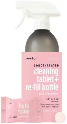 healthylife Restor Concentrated Cleaning Tablet + Refill bottle Bathroom Grapefruit offer