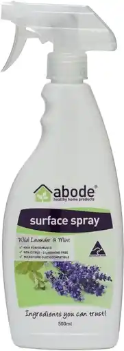 healthylife Abode Surface Spray Wild Lavender and Mint 500ml offer