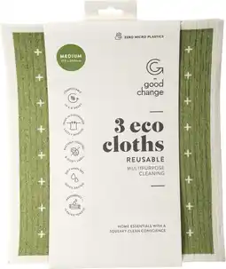 healthylife Good Change Store Eco Cloth Medium 3 Pack offer