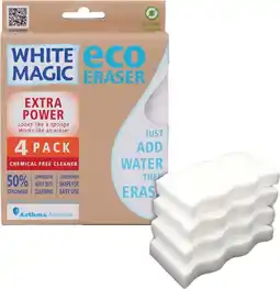 healthylife White Magic Eraser Sponge Extra Power 4 Pack offer