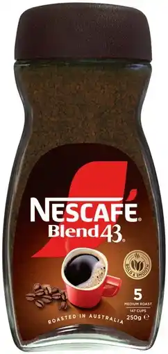 IGA Nescafé Blend 43 Instant Coffee 250g Selected Varieties offer