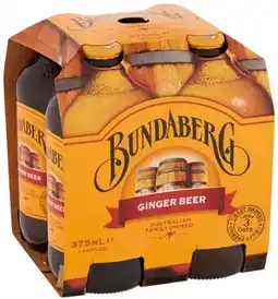 IGA Bundaberg Drinks 4x375mL Selected Varieties offer