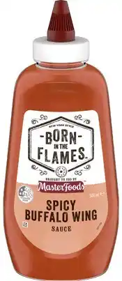IGA MasterFoods Born in the Flames Sauce 500mL Selected Varieties offer