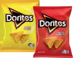 IGA Doritos Corn Chips 150‑170g Selected Varieties offer