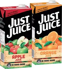 IGA Just Juice 1 Litre Selected Varieties offer