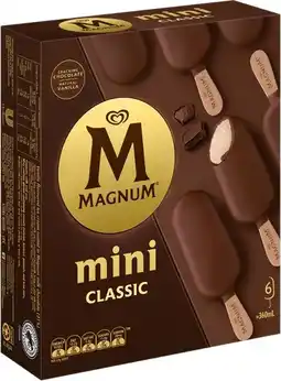 IGA Streets Magnum Ice Cream 4 Pack or Minis 6 Pack Selected Varieties offer