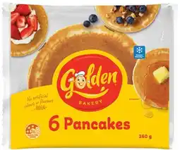 IGA Tip Top Golden Pancakes 6 Pack offer
