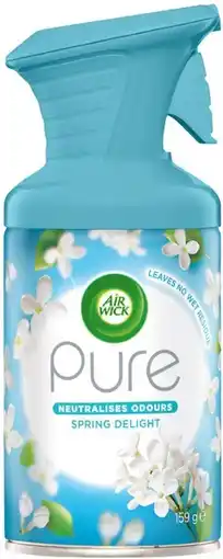 IGA Air Wick Pure Fragrance Spray 159g Selected Varieties offer