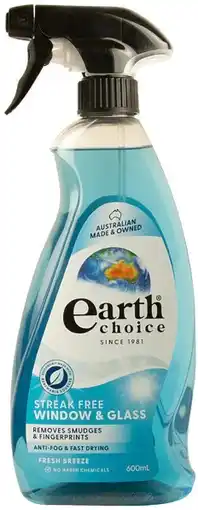 IGA Earth Choice Streak Free Window & Glass Cleaner 600mL offer