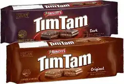 IGA Arnott’s Tim Tam Chocolate Biscuits 165‑200g Selected Varieties offer