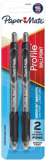 IGA PaperMate Profile Ballpoint Pens 2 Pack Selected Varieties offer