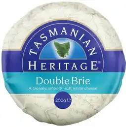 IGA Tasmanian Heritage Double Brie or Camembert 200g offer