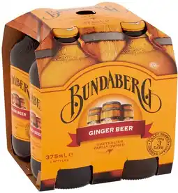 IGA Bundaberg Drinks 4x375mL Selected Varieties offer