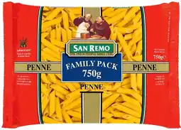 IGA San Remo Pasta Family Pack 750g Selected Varieties offer