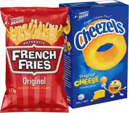 IGA Cheezels Box 110‑125g, French Fries or Samboy Potato Chips 175g Selected Varieties offer