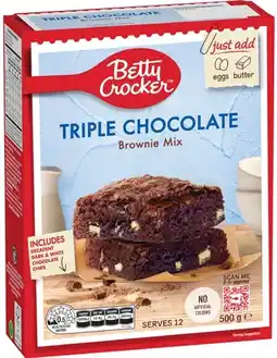 IGA Betty Crocker Baking Mix 485‑500g Selected Varieties offer