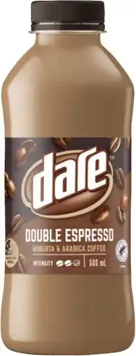 IGA Dare Iced Coffee 500mL or Dairy Farmers Protein Smoothie+ 400-500mL Selected Varieties offer