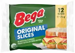 IGA Bega Original Cheese Slices 12 Pack offer