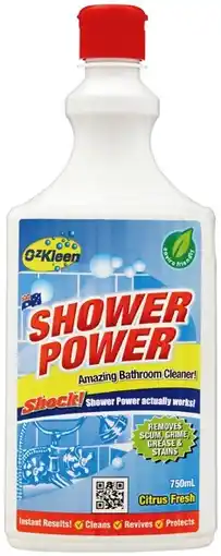 IGA OzKleen Shower Power Bathroom Cleaner 750mL offer