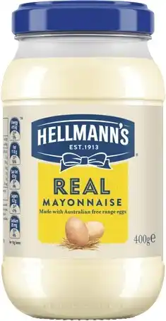 IGA Hellmann’s Mayonnaise 400g or Plant Based Mayo 320g Selected Varieties offer