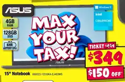 JB Hi-Fi 15" notebook offer
