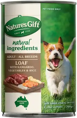 IGA Nature’s Gift Wet Dog Food 700g Selected Varieties offer