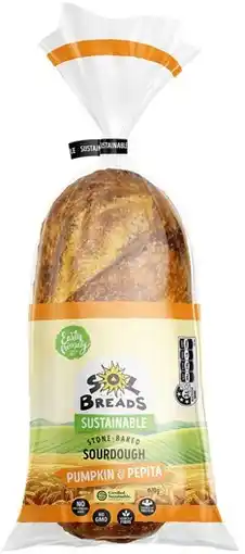 IGA Sol Sustainable Bread 620-720g Selected Varieties offer