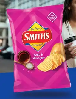 IGA Smith’s Crinkle Cut Chips, Twisties or Doritos Corn Chips 45g Selected Varieties offer