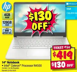 JB Hi-Fi 14" notebook offer