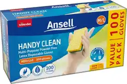 IGA Ansell Multi‑Purpose Disposable Gloves Medium or Large 100 Pack offer