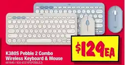 JB Hi-Fi Pebble 2 combo wireless keyboard & mouse offer