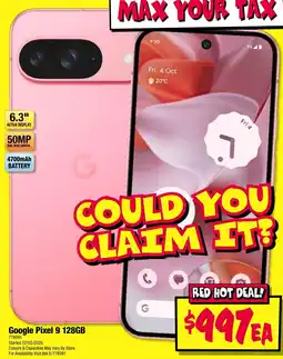 JB Hi-Fi Google pixel 9 128gb offer