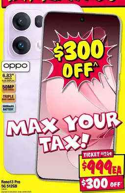 JB Hi-Fi Oppo 5g 512gb offer
