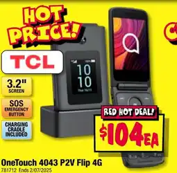 JB Hi-Fi Onetouch 4043 p2v flip 4g offer