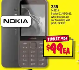 JB Hi-Fi Nokia 235 offer