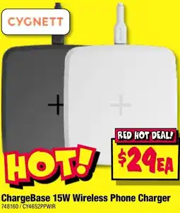 JB Hi-Fi Chargebase 15w wireless phone charger offer