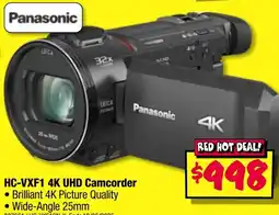 JB Hi-Fi Hc-vxf1 4k uhd camcorder offer