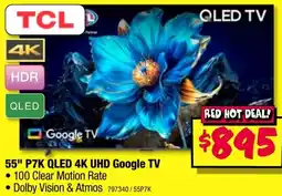 JB Hi-Fi 55" p7k qled 4k uhd google tv offer