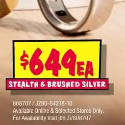 Stealth & brushed silver