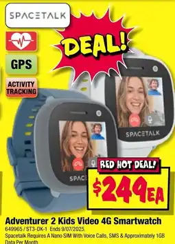JB Hi-Fi Adventurer 2 kids video 4g smartwatch offer