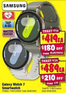 JB Hi-Fi Galaxy watch 7 offer