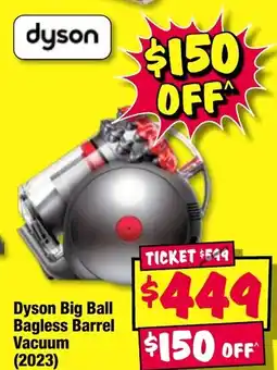 JB Hi-Fi Dyson big ball bagless barrel vacuum offer